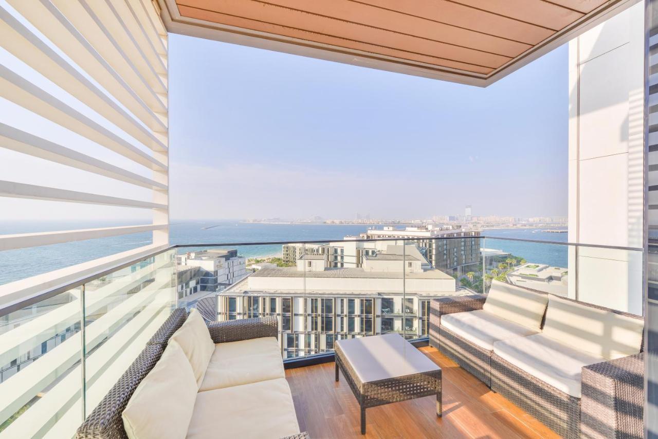 Posh 2 Bedroom Oceanfront Apt In The Heart Of Bluewaters Island Dubai Esterno foto