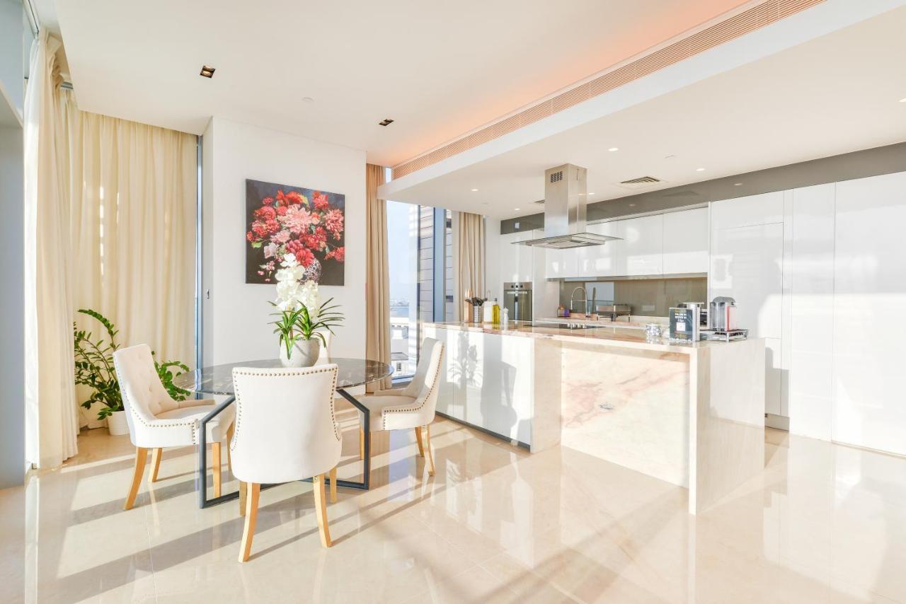 Posh 2 Bedroom Oceanfront Apt In The Heart Of Bluewaters Island Dubai Esterno foto