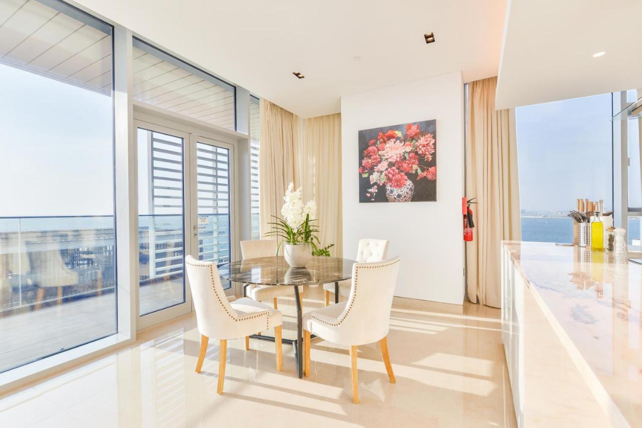 Posh 2 Bedroom Oceanfront Apt In The Heart Of Bluewaters Island Dubai Esterno foto